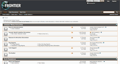 Desktop Screenshot of forums.frontier.co.uk