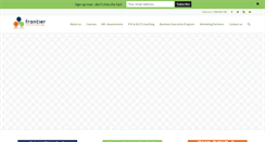 Desktop Screenshot of frontier.edu.au
